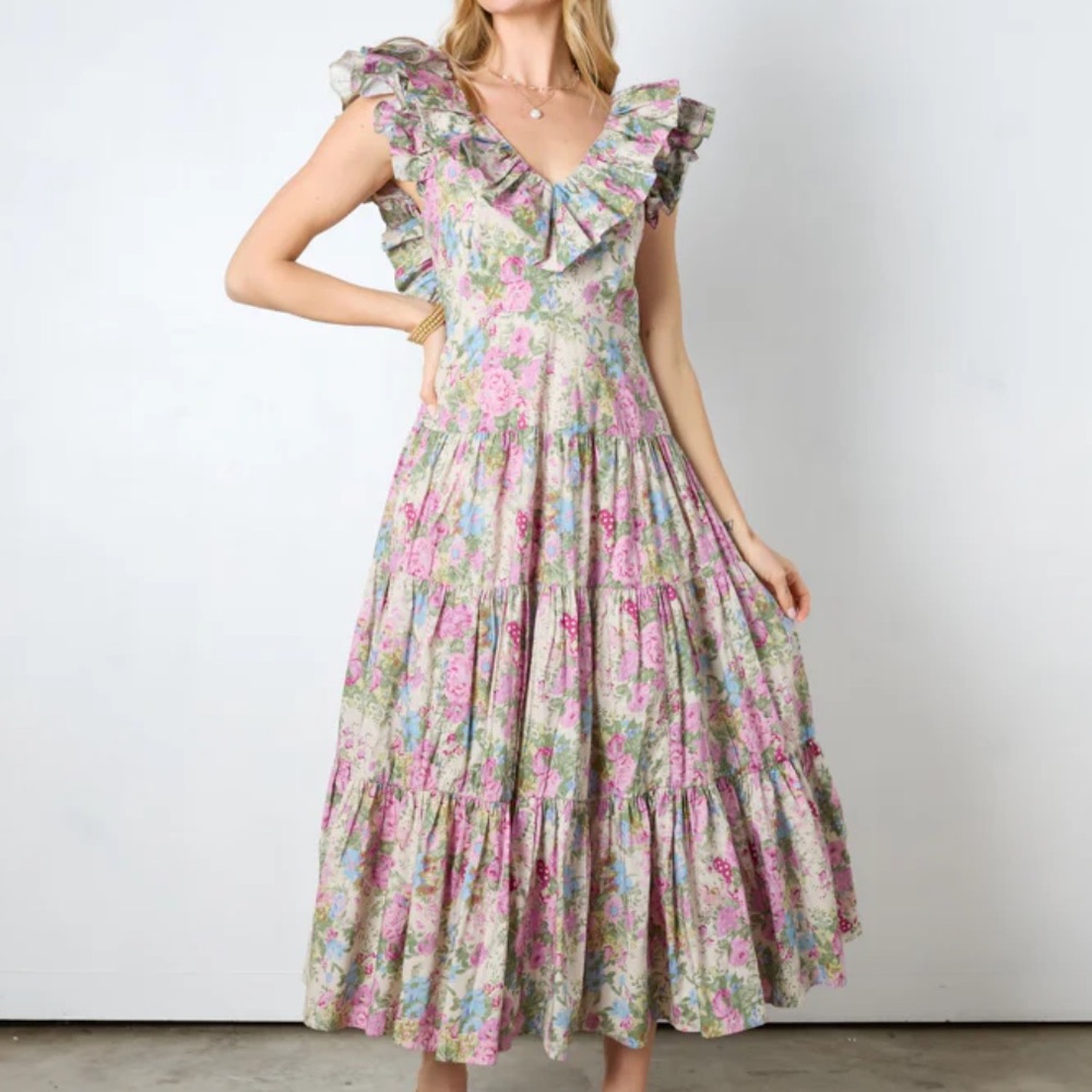 NWT Vestique Garden of Eden Midi Dress